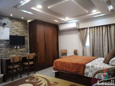 Studio for monthly rent with an data.area 30 meters and 1 room in October 6 Giza