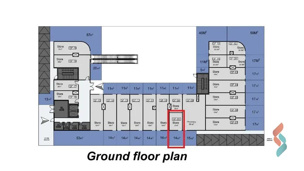Retail for sale with an area of 25 meters in Capital New Cairo - Image 3