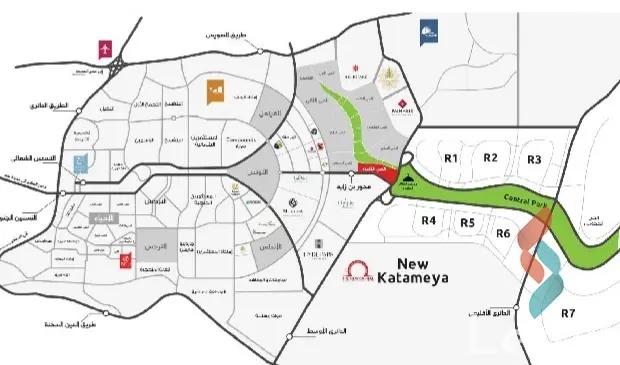 شقة للبيع بمساحة 185 متر و 3 غرف في التجمع الخامس القاهرة - صورة 2