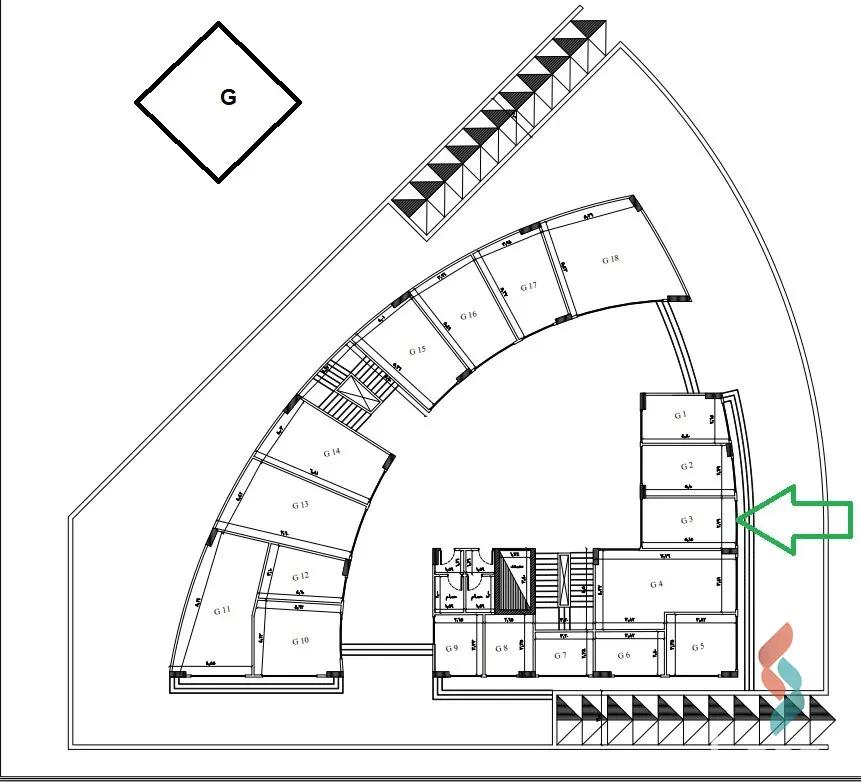 Retail for sale with an area of 22 meters in Shorouk Cairo