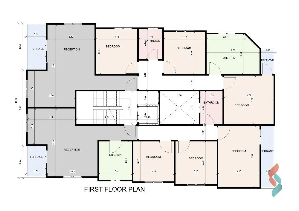 شقة للبيع بمساحة 140 متر و 3 غرف في دمياط الجديدة دمياط - صورة 2