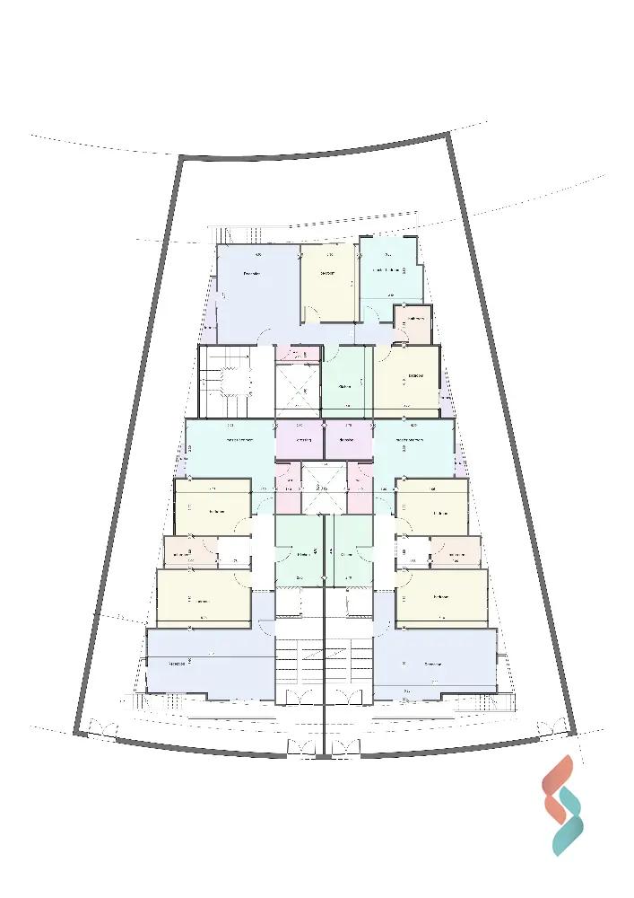 عمارة للبيع بمساحة 256 متر و 3 غرف في دمياط الجديدة دمياط - صورة 3