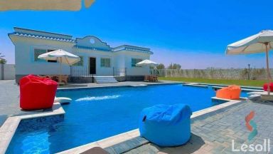 Chalet for daily rent with an data.area 2,100 meters and 4 rooms in New Cairo Cairo