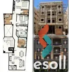 شقة للبيع بمساحة 170 متر و 3 غرف في التجمع الخامس القاهرة - صورة 4