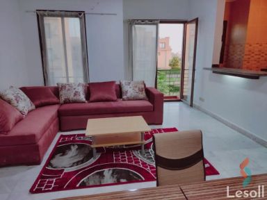 Apartment for monthly rent with an area 120 meters and 2 room in October 6 Giza