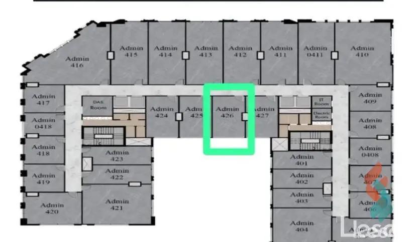 Office for sale with an area of 38 meters in Capital New Cairo - Image 4