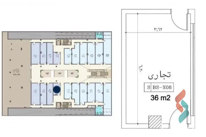 Retail for sale with an area of 45 meters in 1st Settlement Cairo