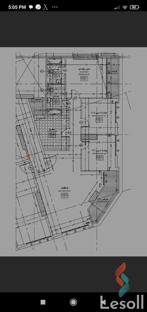 شقة للبيع بمساحة 170 متر و 3 غرف في المعادى القاهرة - كل الصور