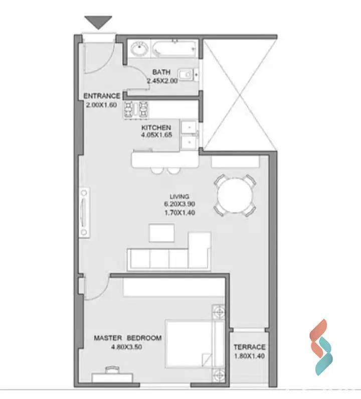 Studio for sale with an data.area 82 meters and 1 room in Maadi Cairo