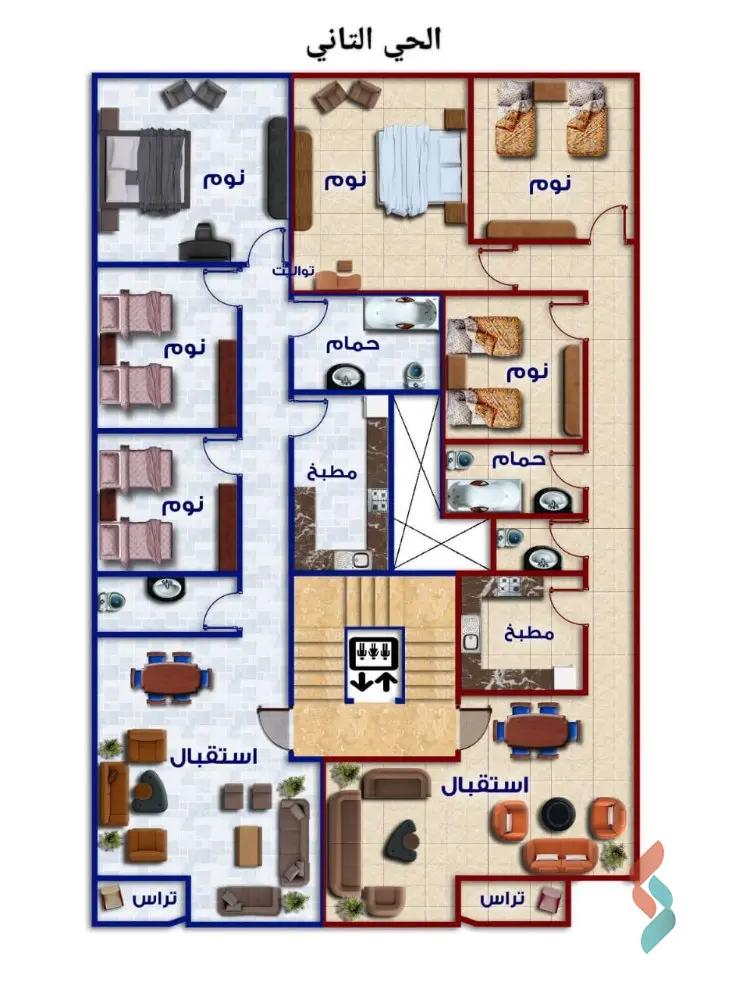 Apartment with garden for sale with an data.area 150 meters and 3 data.rooms in Mokattam Cairo