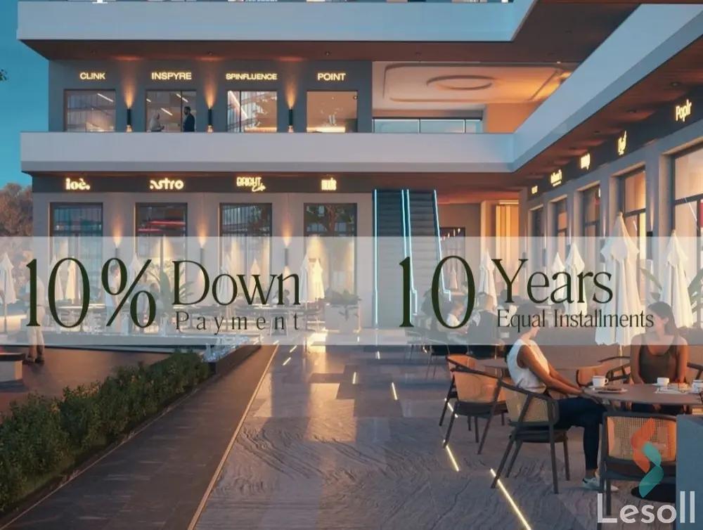 Retail for sale with an area of 76 meters in Capital New Cairo