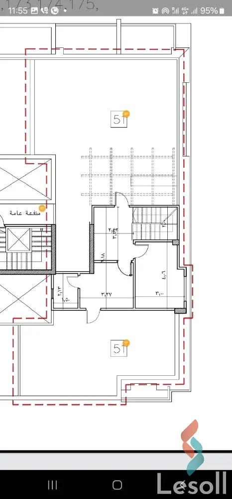 Penthouse for sale with an data.area 216 meters and 4 data.rooms in New Cairo Cairo