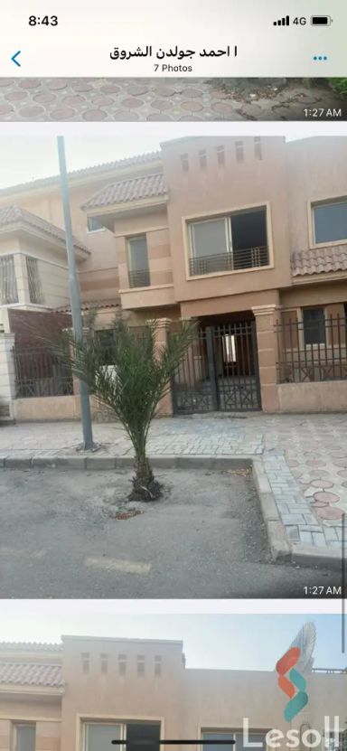 تاون هاوس للبيع بمساحة 420 متر و 5 غرف في مدينة الشروق القاهرة