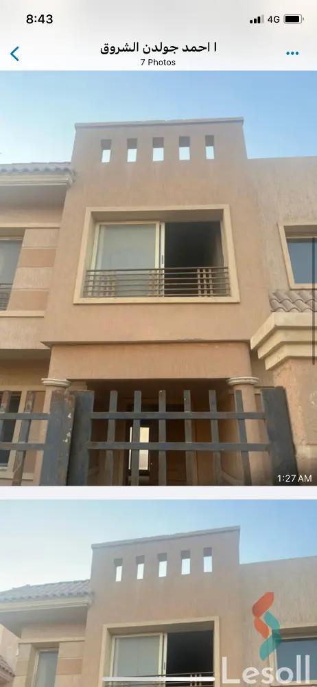 تاون هاوس للبيع بمساحة 420 متر و 5 غرف في مدينة الشروق القاهرة