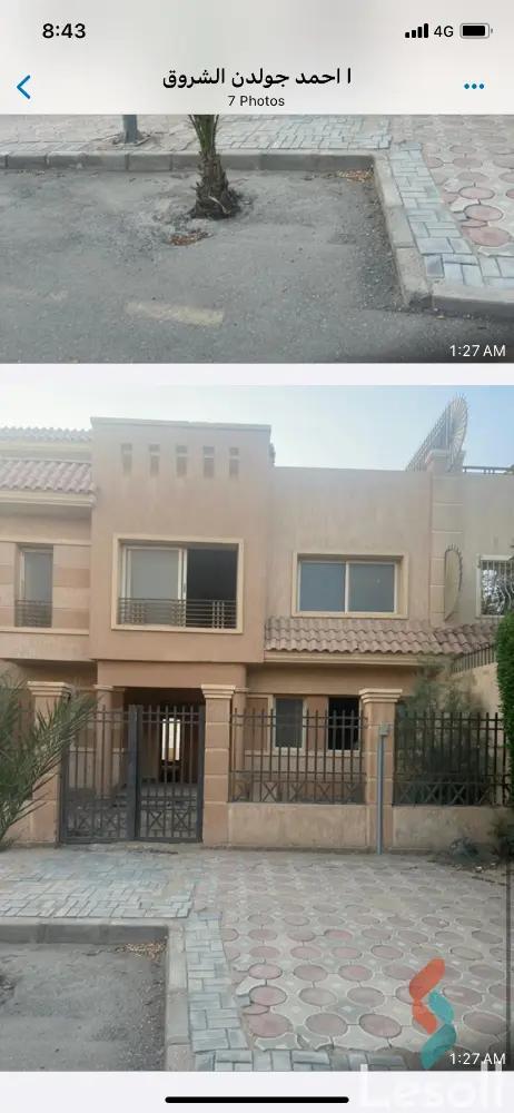 تاون هاوس للبيع بمساحة 420 متر و 5 غرف في مدينة الشروق القاهرة