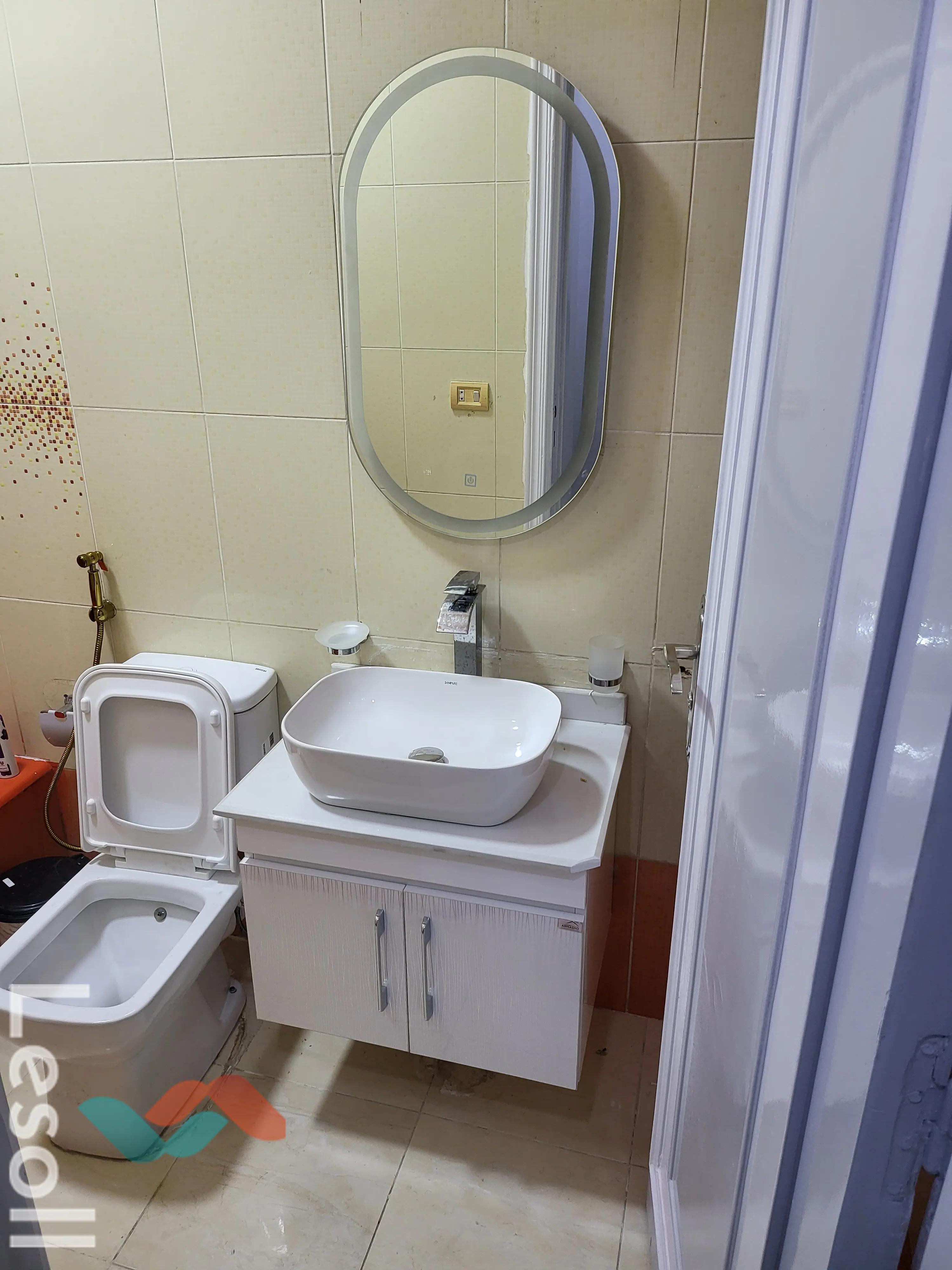 شقة بحديقة للايجار الشهري بمساحة 140 متر و غرفتان في القاهرة الجديدة القاهرة