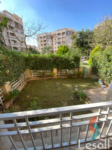 Apartment with garden for monthly rent with an area 116 meters and 2 room in Madinty Cairo