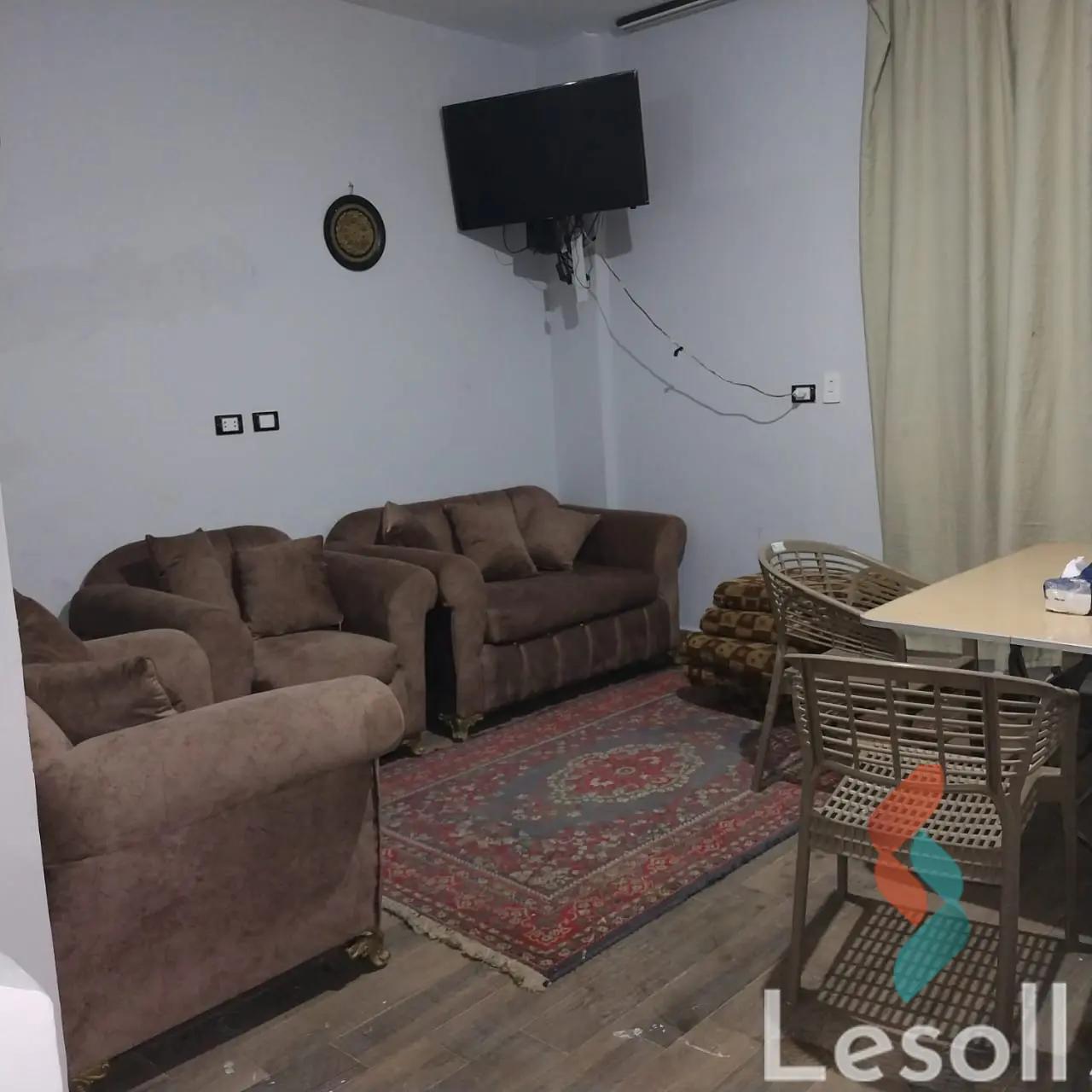 Apartment with garden for yearly rent with an area 160 meters and 2 room in October 6 Giza