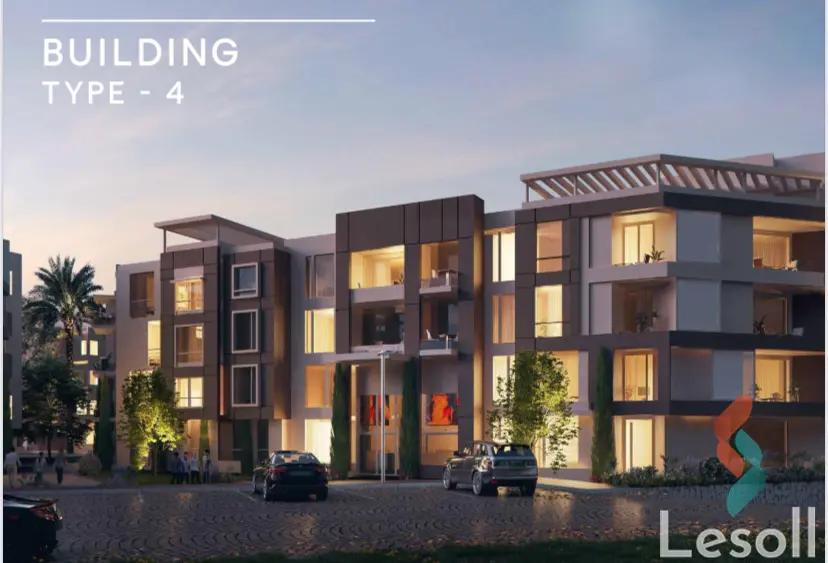 Apartment with garden for sale with an area 188 meters and 3 rooms in October 6 Giza