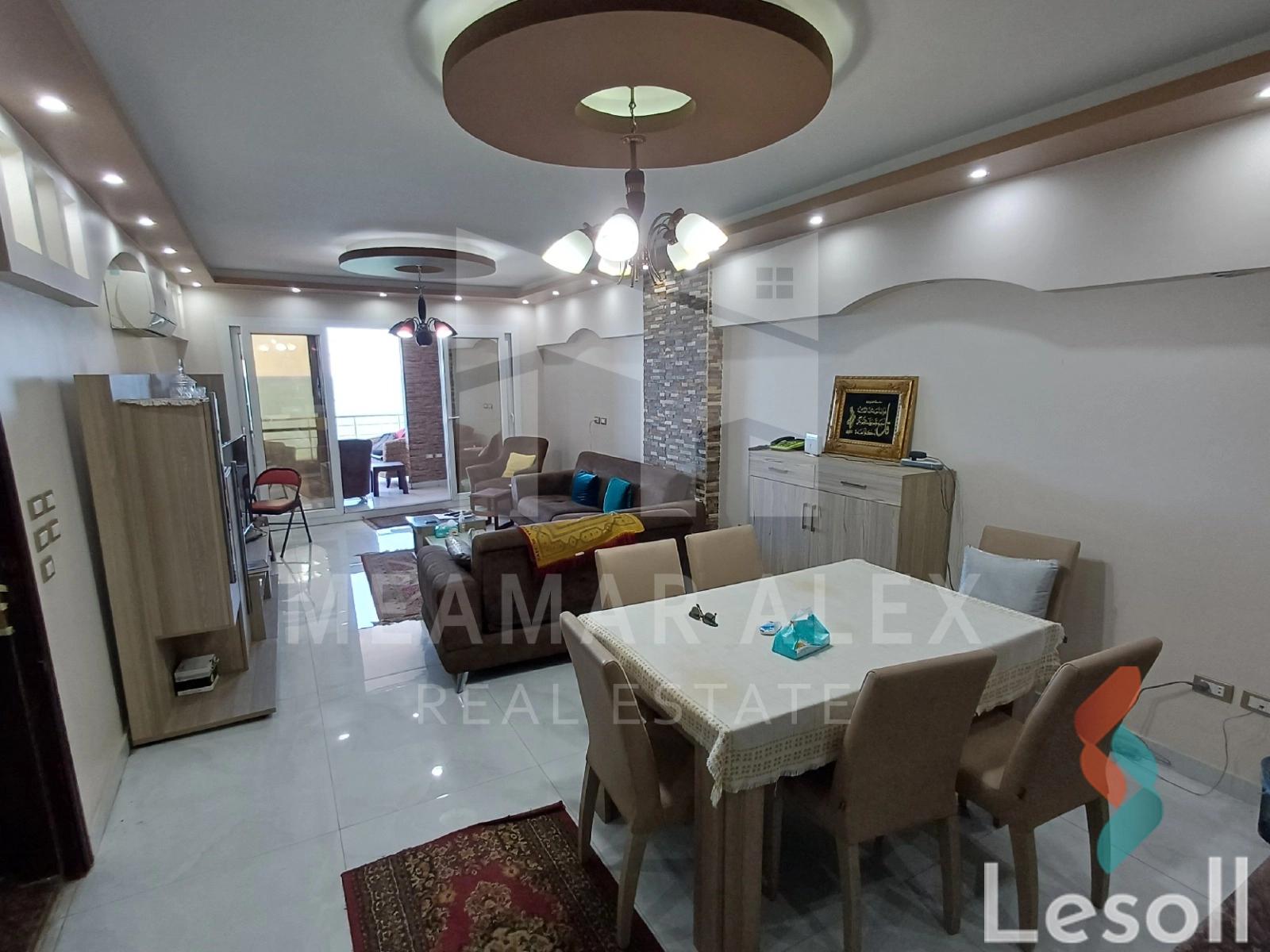 Apartment for sale with an area 145 meters and 3 rooms in Camp Shizar Alexandria