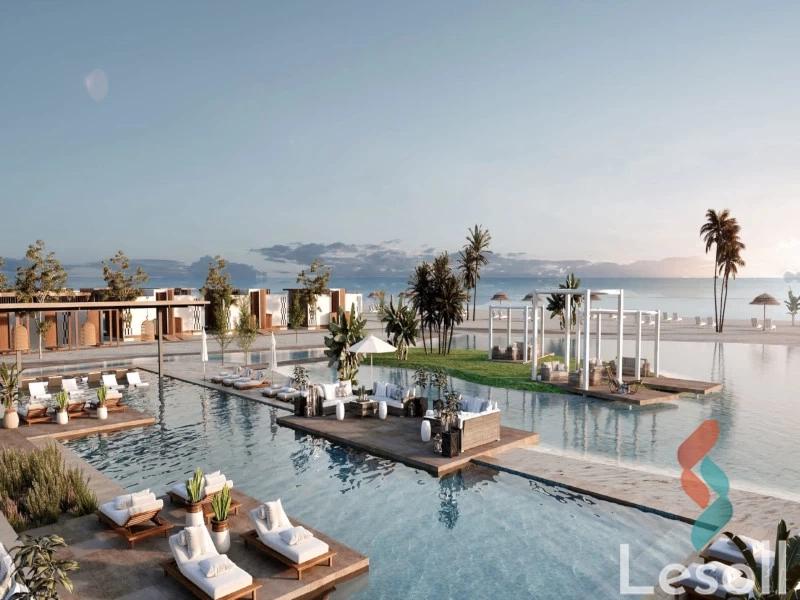 Chalet for sale with an area 130 meters and 3 rooms in Ras El Hikma Matrouh