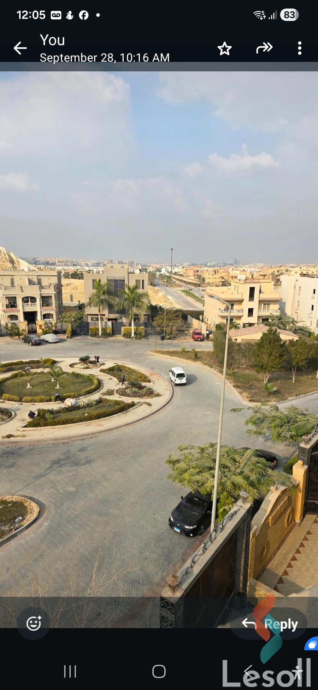 Apartment for sale with an area 125 meters and 3 rooms in Cheikh Zayed Giza