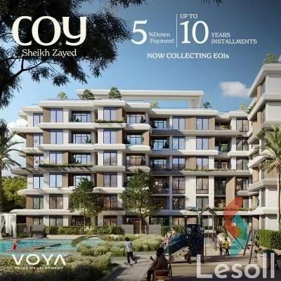 Apartment for sale with an area 128 meters and 3 rooms in Cheikh Zayed Giza