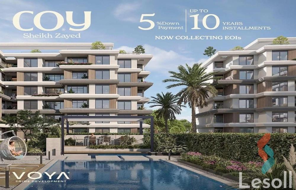 Apartment for sale with an area 74 meters and 1 room in Cheikh Zayed Giza