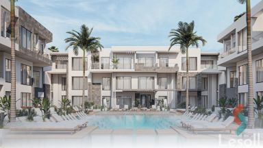 Apartment with garden for sale with an area 71 meters and 1 room in Hurghada Red Sea