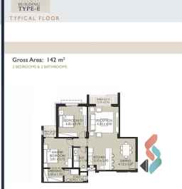 شقة 140م للبيع كمبوند الكا التجمع السادس بمقدم تعاقد 685 ألف