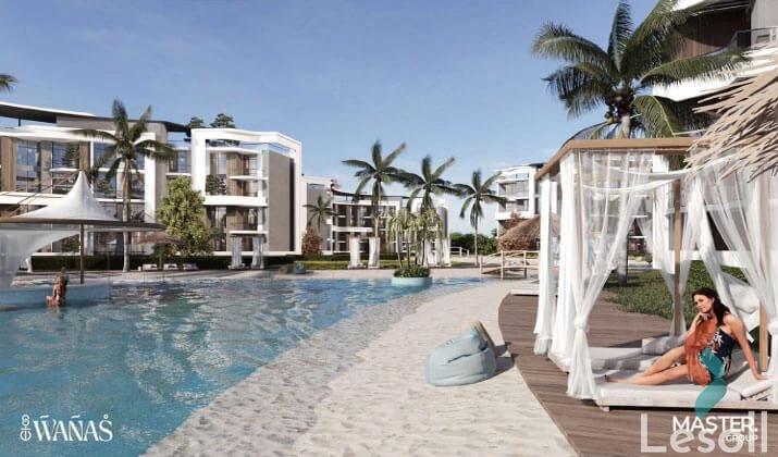 شالية للبيع بمساحة 72 متر و غرفة واحدة في الساحل الشمالي الاسكندرية