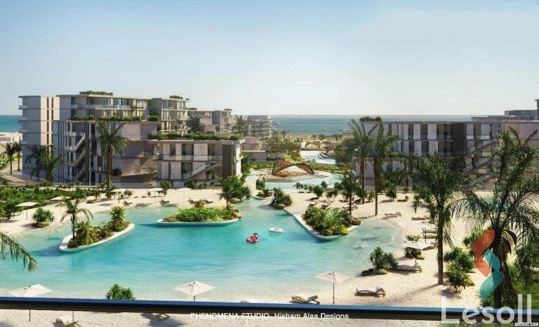 شالية للبيع بمساحة 123 متر و غرفتان في الساحل الشمالي الاسكندرية