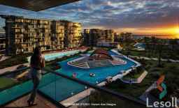 للبيع بالتقسيط على 12 سنة شاليه بتشطيب كامل في الساحل الشمالي .