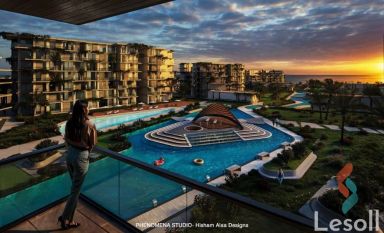 شالية للبيع بمساحة 123 متر و غرفتان في الساحل الشمالي الاسكندرية