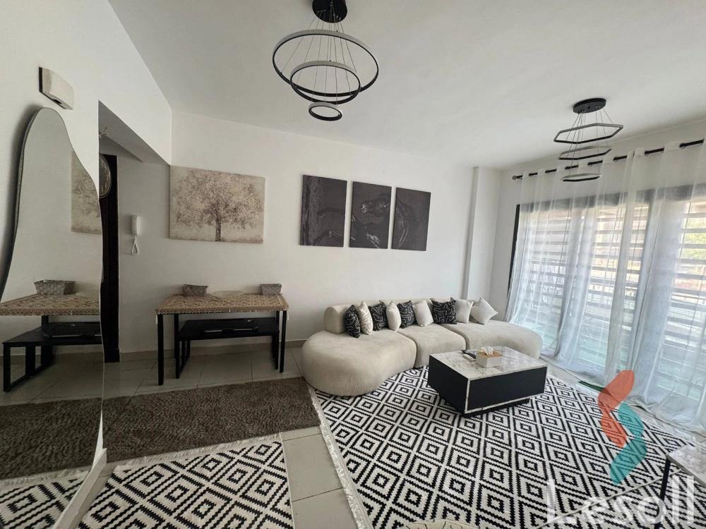 Apartment for monthly rent with an area 100 meters and 2 room in Madinty Cairo - All Images