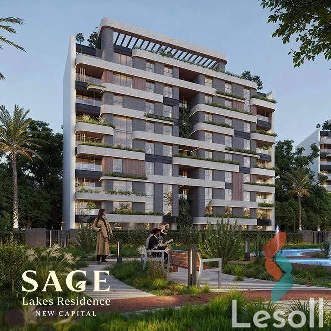 Apartment for sale with an area 70 meters and 1 room in Capital New Cairo