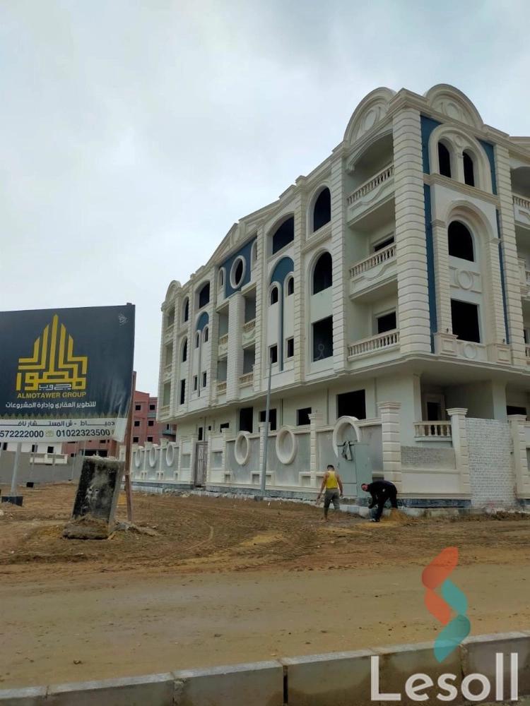 شقة للبيع بمساحة 220 متر و 3 غرف في دمياط الجديدة دمياط