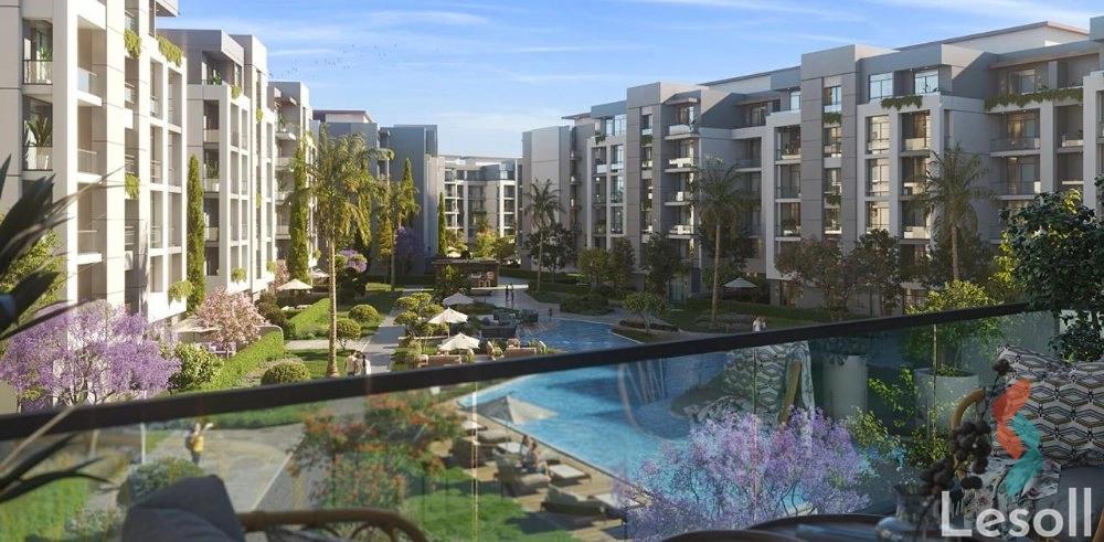 Apartment for sale with an area 107 meters and 2 room in 6th Settlement Cairo