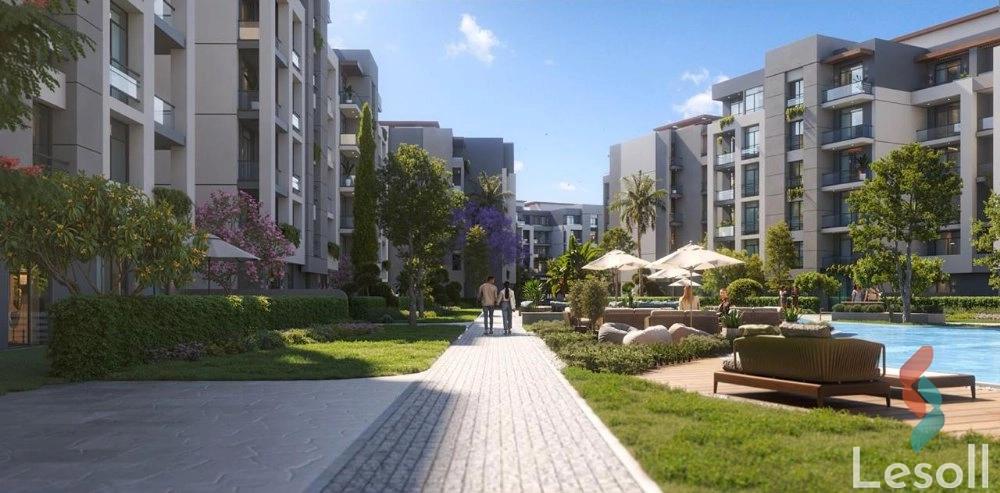 Apartment for sale with an area 107 meters and 2 room in 6th Settlement Cairo