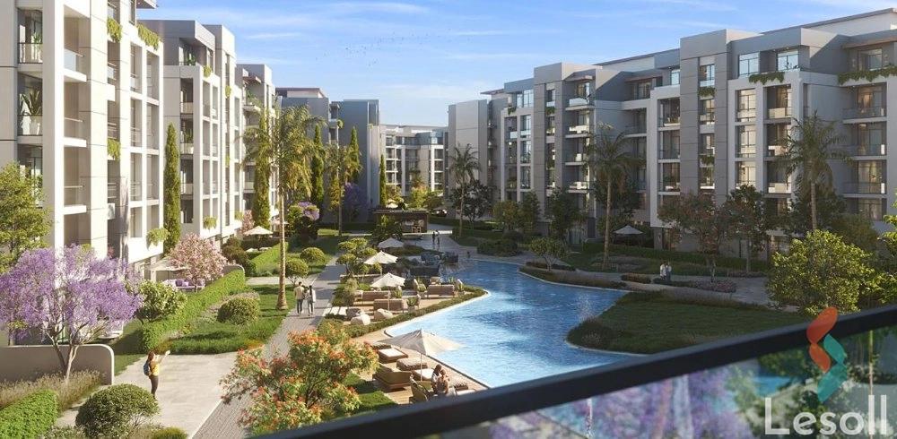 Apartment for sale with an area 107 meters and 2 room in 6th Settlement Cairo