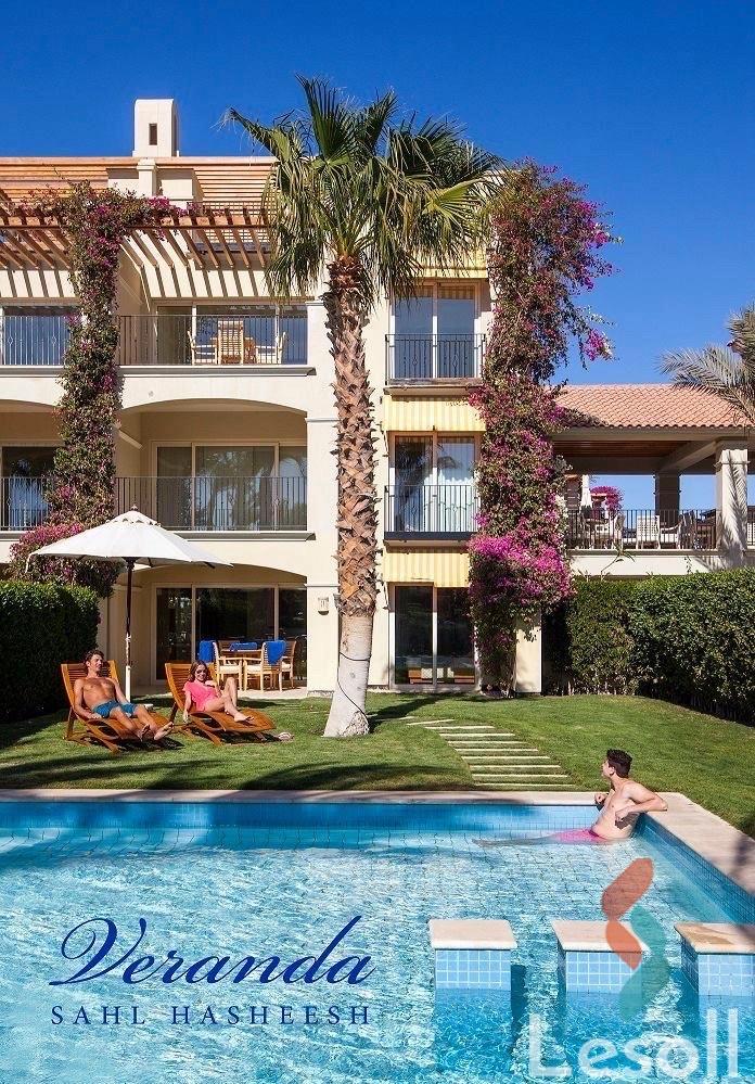 شالية للبيع بمساحة 73 متر و غرفة واحدة في الغردقة البحر الأحمر