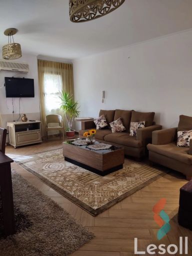 Apartment with garden for monthly rent with an area 92 meters and 2 room in Rehab Cairo