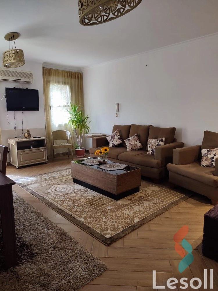 Apartment with garden for monthly rent with an area 92 meters and 2 room in Rehab Cairo