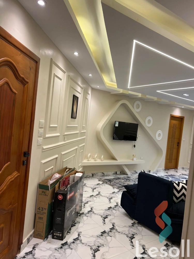 Apartment for yearly rent with an area 135 meters and 2 room in Mohandessin Giza