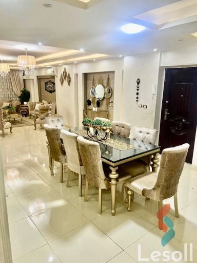 Apartment for monthly rent with an area 180 meters and 3 rooms in Nasr City Cairo