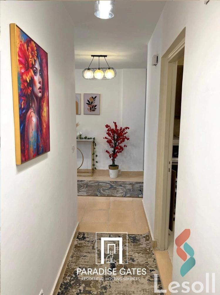 Apartment for monthly rent with an area 100 meters and 2 room in Madinty Cairo