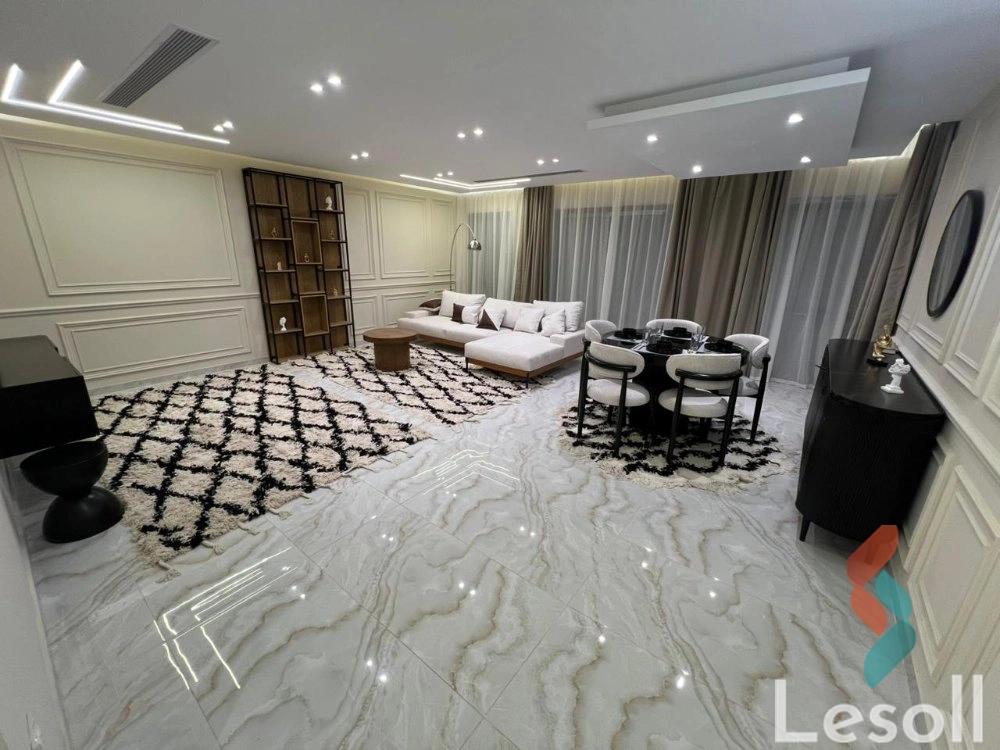 Apartment for monthly rent with an area 205 meters and 3 rooms in New Cairo Cairo