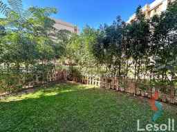 شقة للبيع بمدينتى أرضى بحديقة بالقاهرة الجديدة