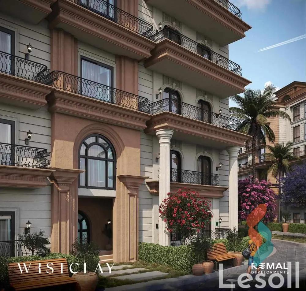 Apartment with garden for sale with an area 110 meters and 2 room in October 6 Giza