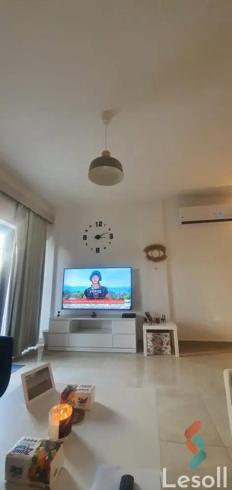 Apartment with garden for sale with an area 100 meters and 1 room in New Cairo - 5th Settlement Cairo - All Images